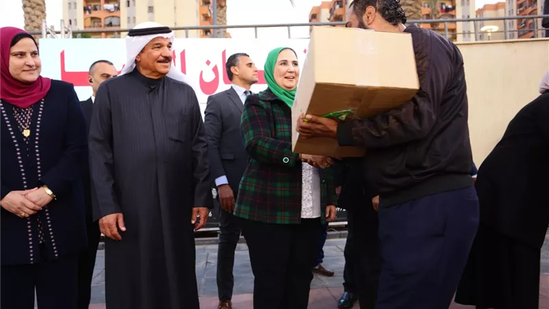 القباج تطلق قوافل الخير لجمعية حنان الدنيا من الأسمرات