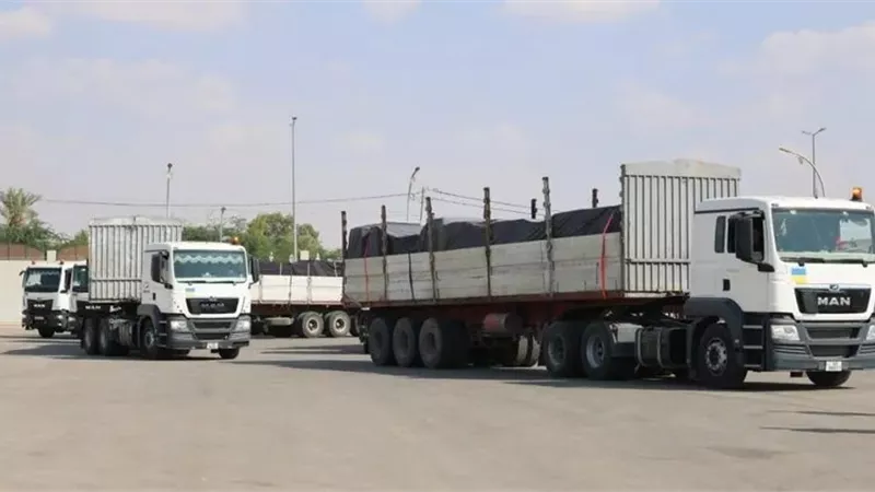 الأردن.. شاحنات محملة بالأدوية عبرت الحدود لدعم فلسطين