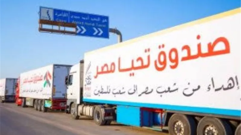 الدبلوماسية المصرية تنجح في زيادة المساعدات الإنسانية إلى غزة