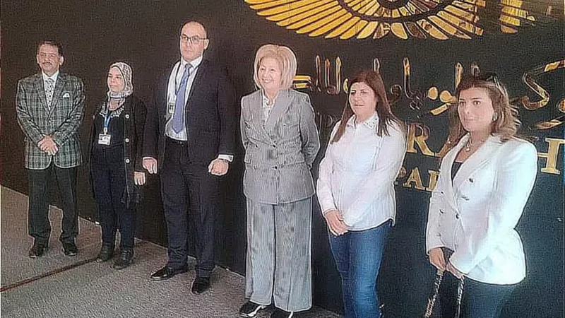 وزيرا الثقافة الأردني والطاقة النيجيري ورئيس اللجنة الدولية للتوثيق في زيارة للمتحف القومي للحضارة المصرية 