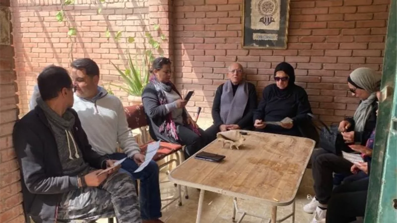 الظهور الأول للموسيقار هشام بكر عند قبر والده