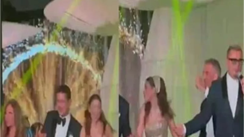 بالصور.. عمرو دياب وليلى علوى يحييان حفل زفاف في القاهرة