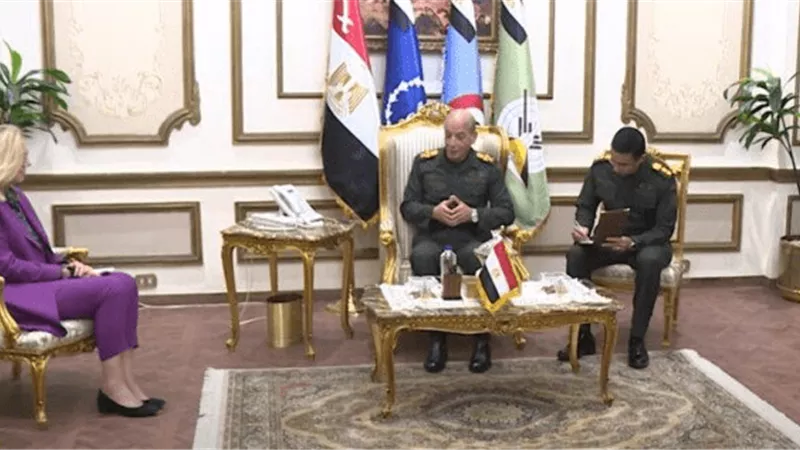 وزير الدفاع يلتقي منسقي الشئون الإنسانية وإعادة إعمار غزة