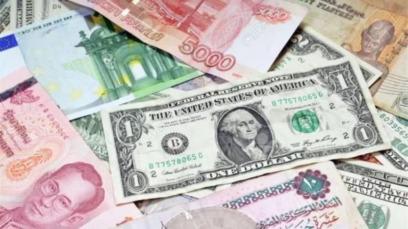 سعر صرف الدولار والعملات العربية مقابل الجنيه المصري