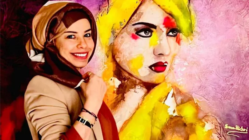 الفنانة التشكيلية سناء هيشري في حوار خاص بجريدة القارئ نيوز