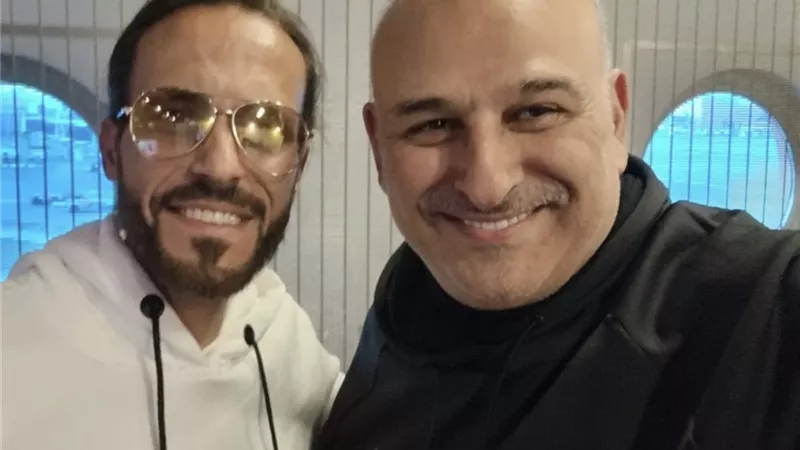 جمال سليمان برفقة يوسف الشريف في أحدث ظهور