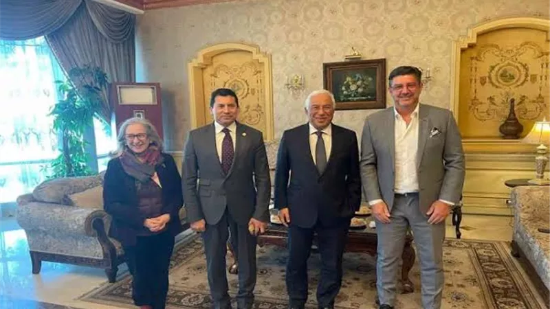 بحضور وزير الرياضة.. فيتوريا يلتقي برئيس الوزراء البرتغالي بمصر