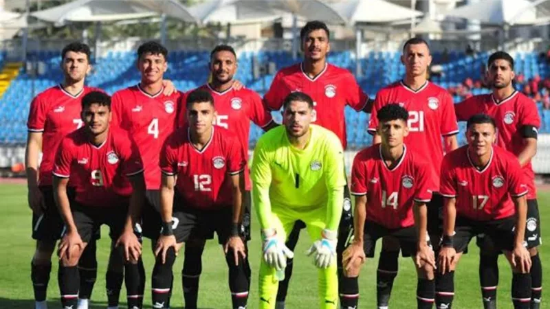 منتخب مصر الأوليمبي يواجه العراق في بطوله دبي الوديه