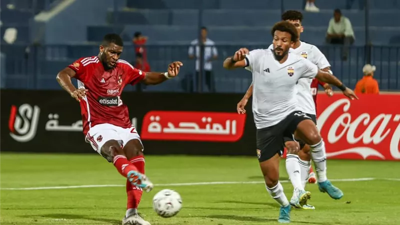 الجونة يجبر المارد الأحمر على التعادل الإيجابي بالشوط الأول