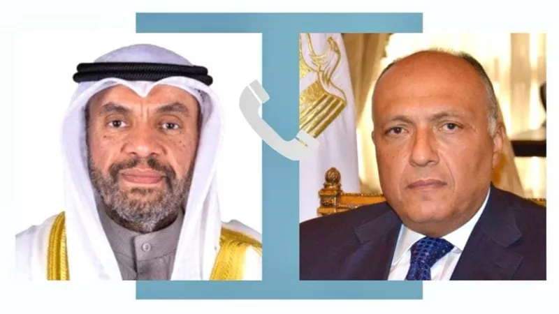 وزير الخارجية يهنئ نظيره الكويتي الجديد بتولي المنصب