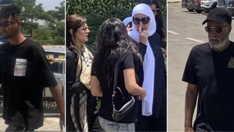 تشيع جنازة والد مي كساب بحضور نجوم الفن