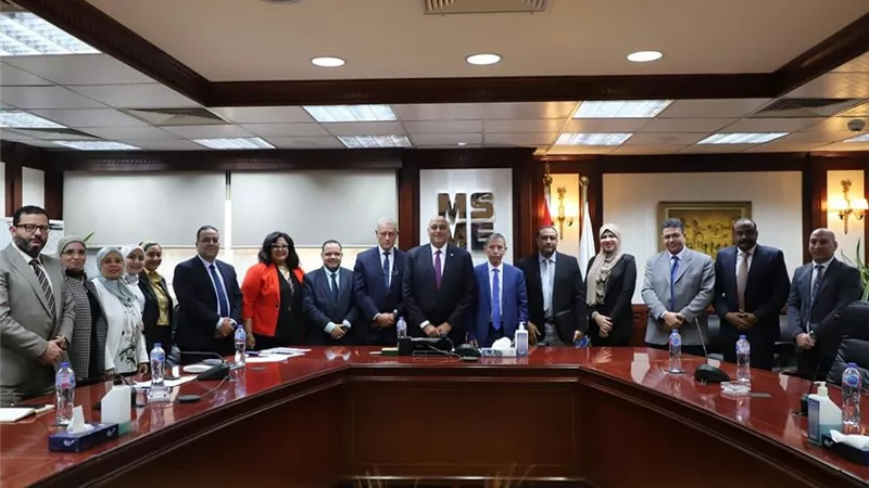 الرئيس التنفيذي لتنمية المشرعات يستقبل وفد صندوق النقد العربي