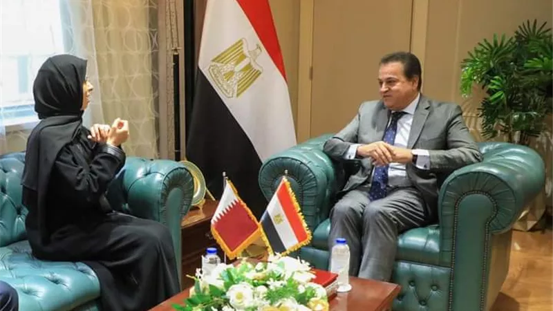 عبدالغفار يستقبل وزيرة التعاون الدولي بقطر لبحث دعم الفلسطينيين