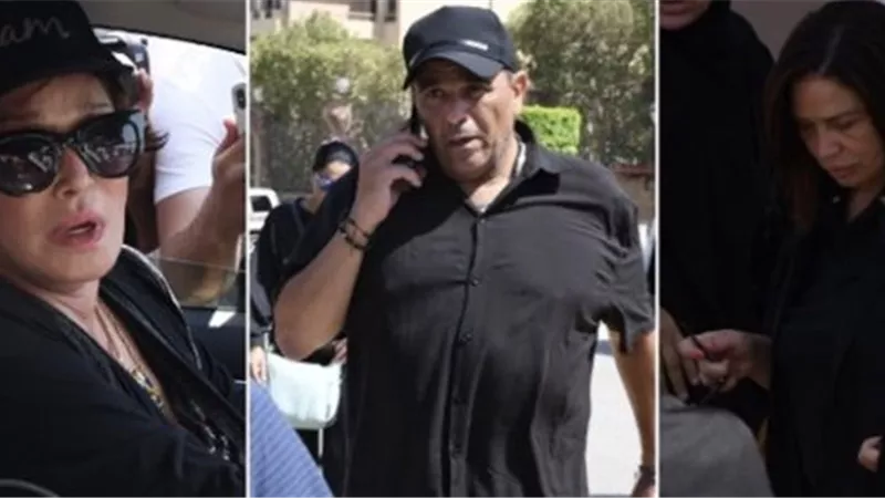 بالصور.. أبرز النجوم في جنازة نجل حسن يوسف وشمس البارودي