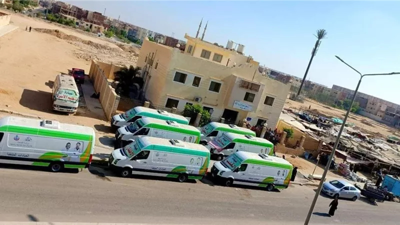 2400 مواطن مستفيد من القافلة الطبية بالعاشر من رمضان في الشرقية
