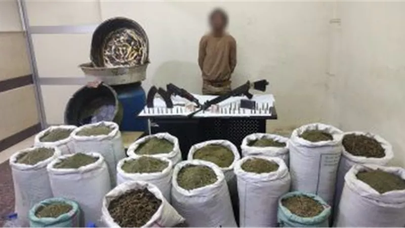 أمن الجيزة يضبط تاجر صناعة المخدرات بأكتوبر