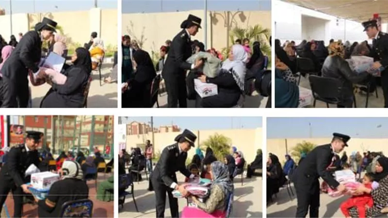 بمناسبة حلول رمضان.. الشرطة ترسم البهجة على وجه الأسر الأكثر احتياجًا في المحافظات 