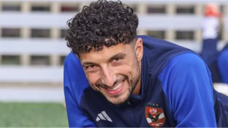 وسام أبو علي يخضع لفحص طبي لاستئناف التدريبات الجماعية مع الأهلي