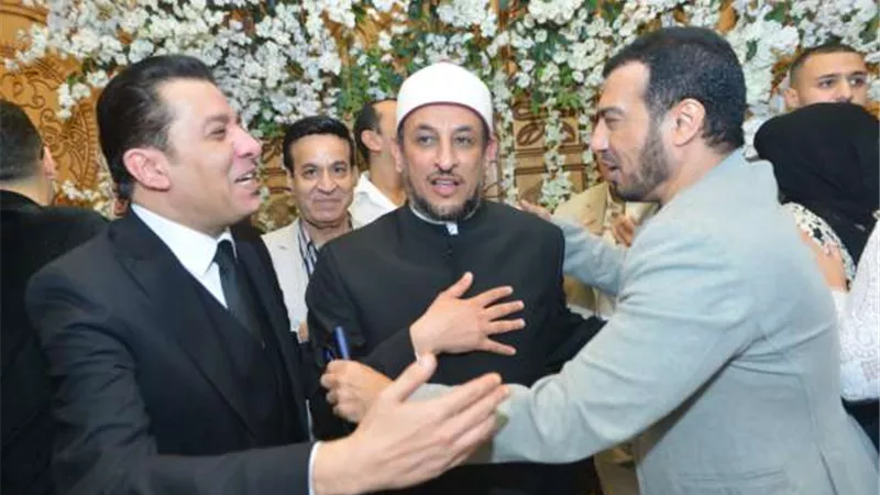 نجوم الفن  في عقد قران ابنة مصطفى كامل