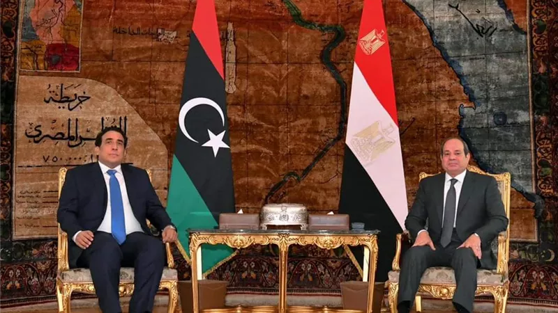 السيسي يؤكد دعم بلاده لجهود حماية وحدة الأراضي الليبية