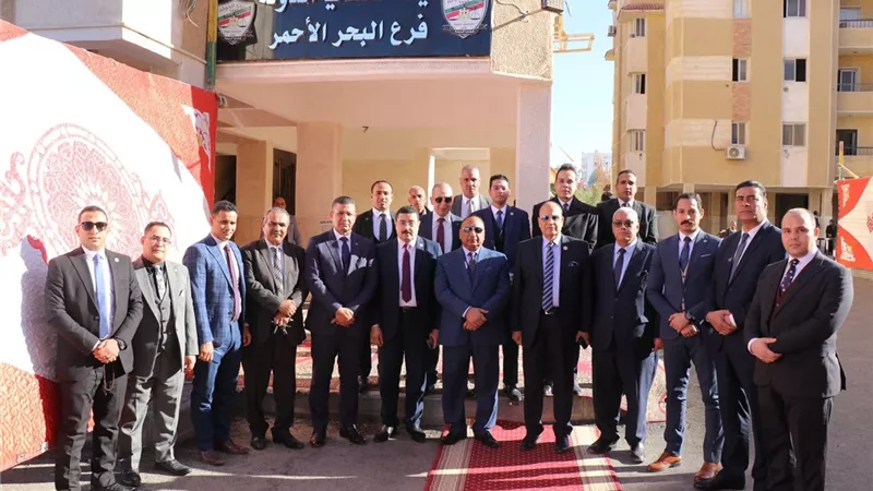 رئيس هيئة قضايا الدولة يفتتح أعمال تطوير فرع الغردقة أول.. صور