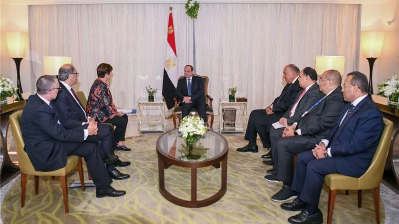 «السيسي» يعرب عن تقديره للشراكة المثمرة بين مصر وصندوق النقد الدولي
