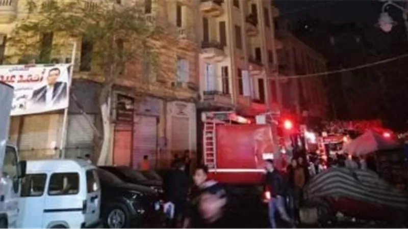 بـ 10 سيارات إطفاء.. كواليس حريق عقار سكني وجراج في مدينة نصر