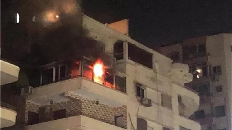 السيطرة على حريق داخل عقار سكني فى المهندسين