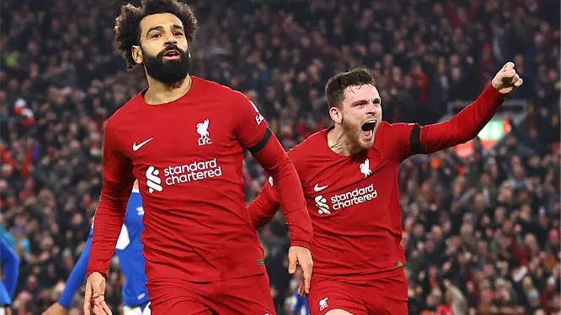 ليفربول يستعرض سلسلة مساهمات صلاح على ملعب الأنفيلد