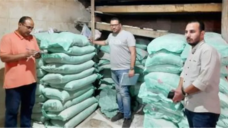 ضبط مخابز مخالفة خلال حملة تموينية ببني عبيد بالدقهلية