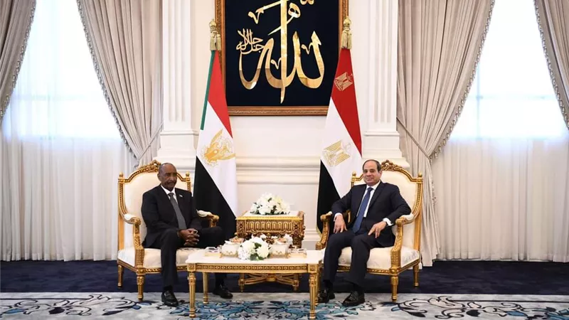 «السيسي» يعقد جلسة مباحثات مع رئيس مجلس السيادة السوداني