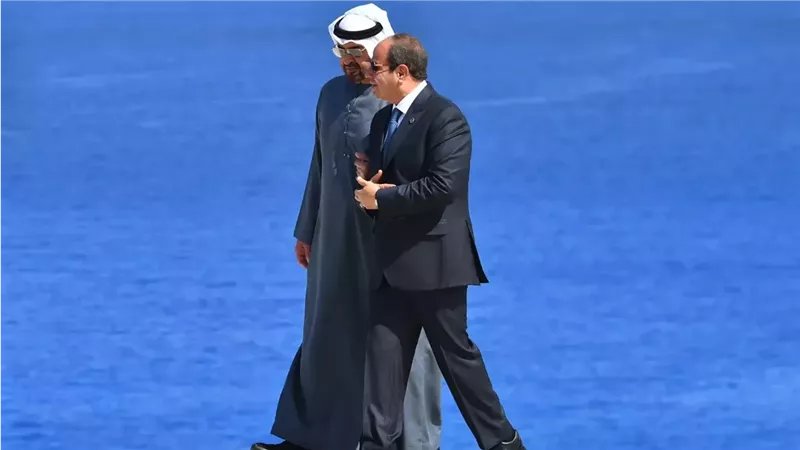 السيسي ونظيره الإماراتي يشهدان إطلاق مشروع رأس الحكمة