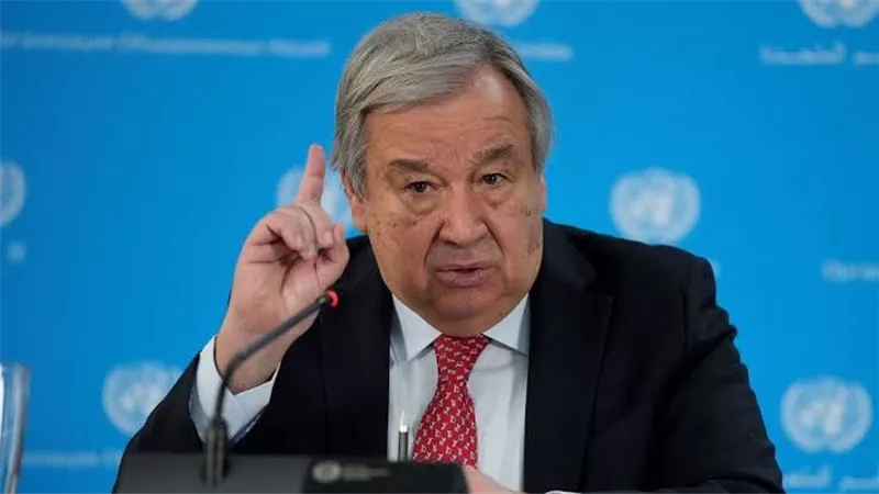 جوتيريش: الأمم المتحدة ترفض أى خطة تتضمن التهجير القسرى للفلسطينيين من أراضيهم