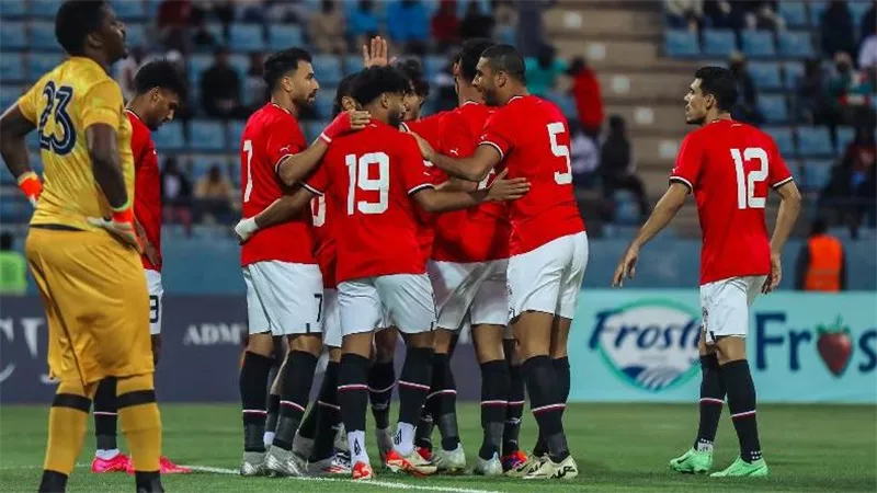 التعادل السلبي يخيم على أحداث الشوط الأول لـ مباراة مصر وموريتانيا