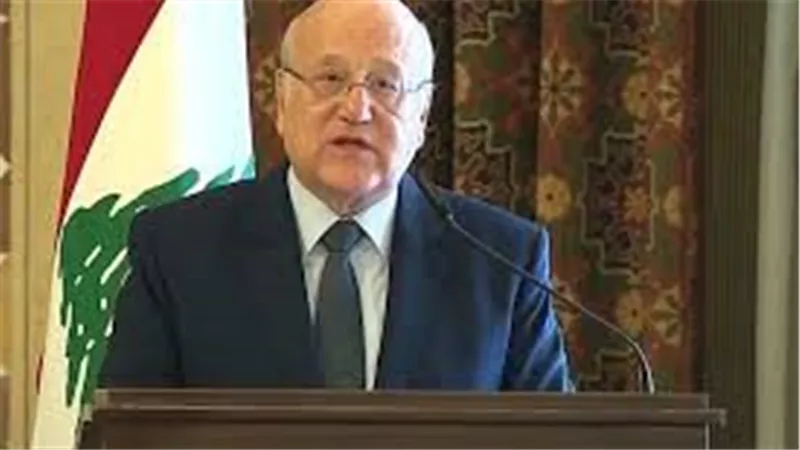 ميقاتي يدعو إلى الحل الدبلوماسي ووقف الانتهاكات الإسرائيلية