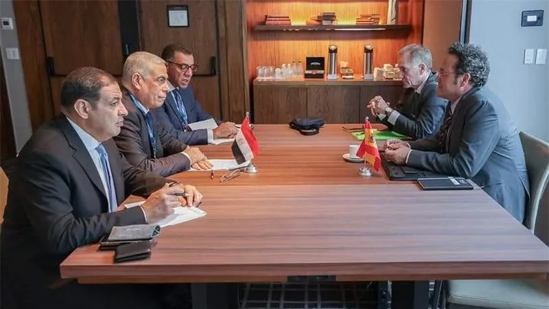 النائب العام يبحث سبل التعاون لـ مكافحة الإرهاب والفساد مع نظيره الإسبناني