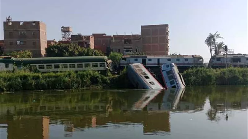 المستشفي الجامعي تعلن خروج جميع مصابي حادث قطار المنيا