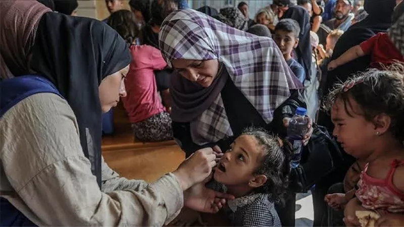 الصحة الفلسطينية: الاحتلال يعرقل حملة التطعيم ضد شلل الأطفال بـ غزة