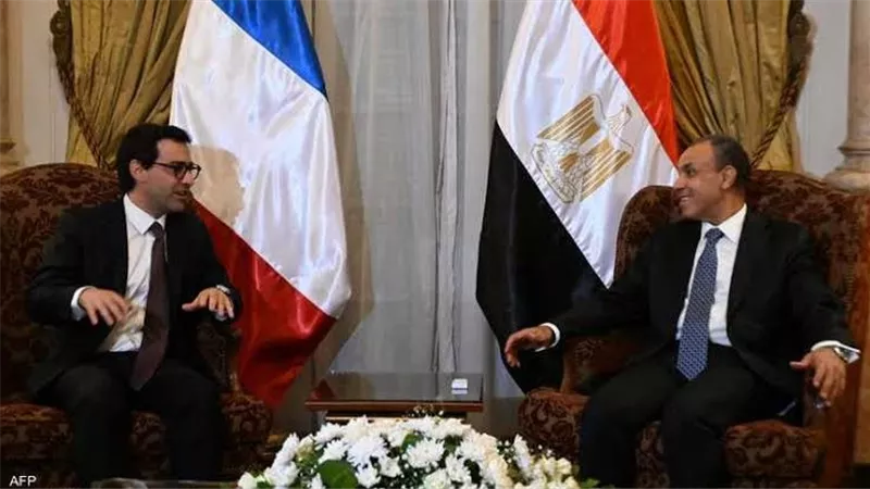 وزير الخارجية يبحث مع نظيره الفرنسي سبل التهدئة في غزة ولبنان