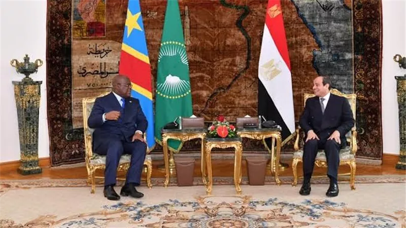 اتصال هاتفي بين الرئيس السيسي ورئيس الكونغو الديمقراطية