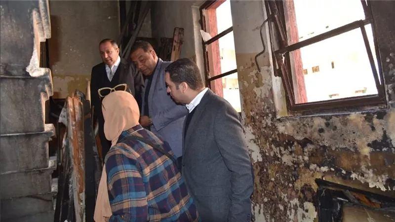 النيابة تستدعي مديرة مدرسة بورسعيد الثانوية عقب اندلاع حريق داخل المدرسة