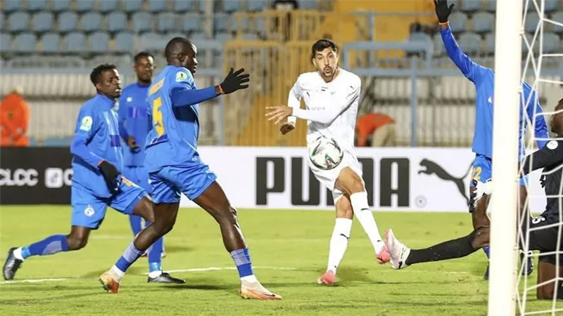 المصري البورسعيدي يتعادل مع بلاك بولز ويعزز فرصه في المنافسة بكأس الكونفدرالية