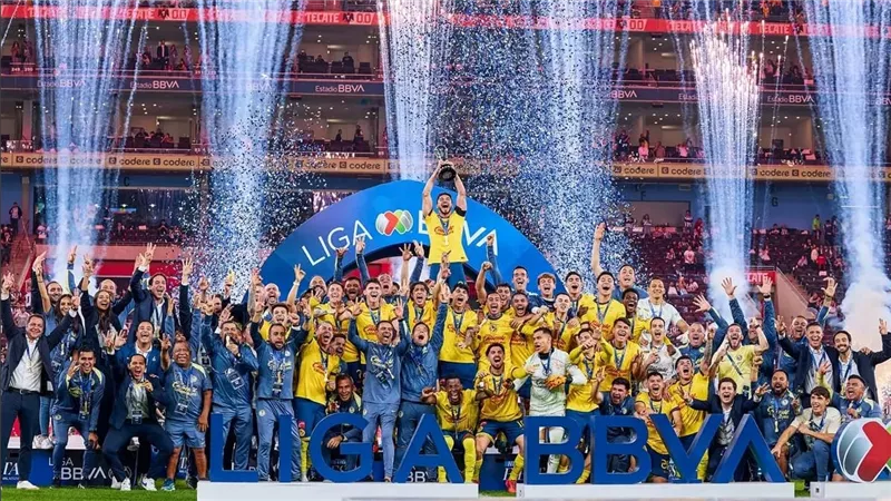 كلوب أمريكا يتوج بالدوري المكسيكي ويحتل المركز الـ 16 بـ 3 انتصارات