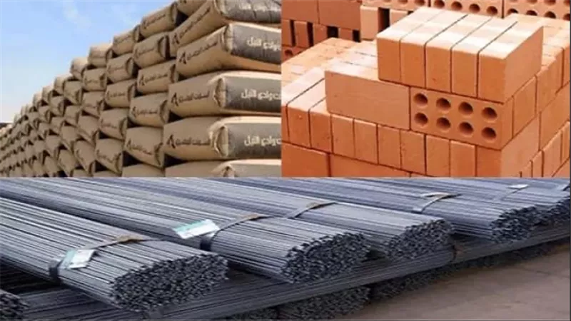 استقرار أسعار مواد البناء وارتفاع محدود لحديد التسليح بالأسواق