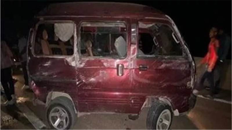 اختلال عجلة القيادة وراء إصابة 9 مواطنين جراء حادث انقلاب بالمنيا