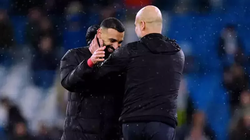 حديث جوارديولا ومحمد صلاح يثير الجدل على السوشيال ميديا