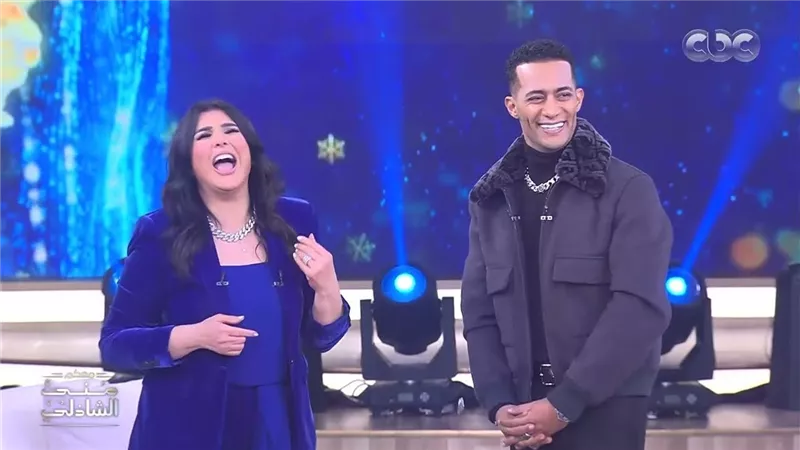 محمد رمضان ضيف منى الشاذلي فى برنامج معكم الليلة