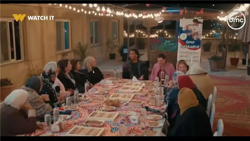 محمد رمضان يحتفل مع أمهات مصر فى دار الهنا من مدفع رمضان