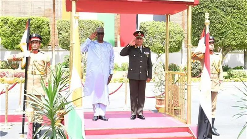 الفريق عبد المجيد صقر يلتقى نظيره النيجيري لزيادة التعاون المشترك بين البلدين