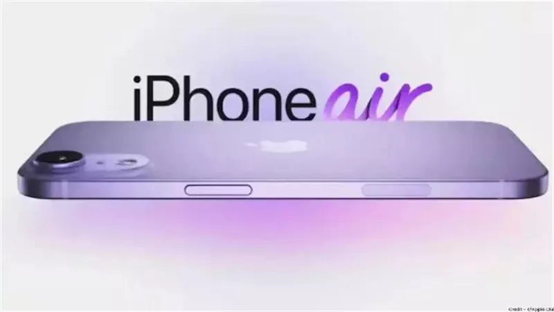  ‏iPhone Air 17 يقترب.. تصميم فائق النحافة وكاميرا سيلفي بدقة عالية